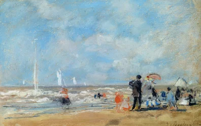 Na pláži, 1863
